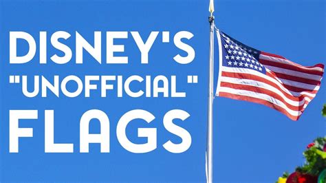 what are the fake flags in disneycalled